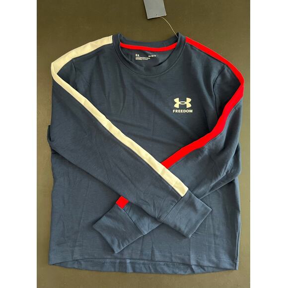 NWT Under Armour - Womens Freedom Rival Terry Crew Sweater M - Picture 1 of 6
